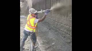 Shotcrete Highvelocity concrete for durable and versatile applications shotcrete concrete short [upl. by Viking]