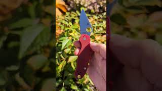 Spyderco Paramilitary 3 C223GPRD M390 Red spydercoknives statusknife edcknife [upl. by Lucho]