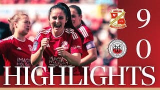 Match Highlights Swindon Town Women vs Southampton Women [upl. by Sined]