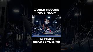 WORLD RECORD 400M PACE read comments Fyp [upl. by Poree260]