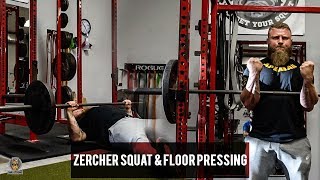 How to Zercher Squat amp Floor Press for Combat Sports [upl. by Kauffman]