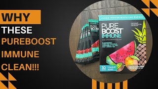 Review of Pureboost Immune Clean Energy Booster [upl. by Candice34]