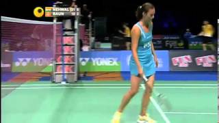 QF  WS  Saina Nehwal vs Tine Baun  2012 Yonex Denmark Open [upl. by Spalla713]