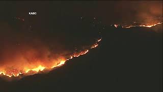 Malibu Franklin Fire Aerials [upl. by Llennyl282]