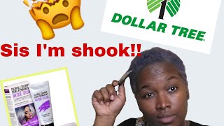 Dollar Tree semi permanent hair color But does it really work tho 🤔🤔 [upl. by Llenrrad564]