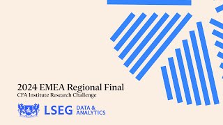 2024 EMEA Research Challenge Regional Finals [upl. by Aihsia]