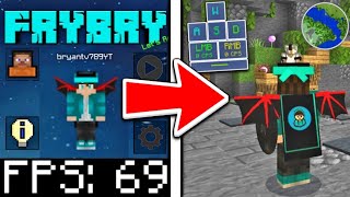 FryBry 200k FPS Boost Client For MCPE  Minecraft Bedrock Edition [upl. by Nomyaw]