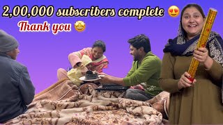 OMG 2 lakh Subscribers complete Hogyee😱shocking family reaction😍 [upl. by Siro]