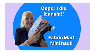 Friday Sews Fabric Haul [upl. by Amla363]