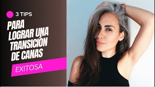 3 Tips para Comenzar tu Transición de Canas [upl. by Ahseirej]