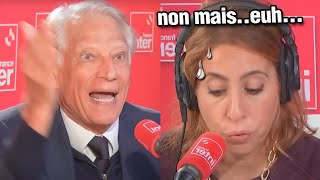 GazaAlgérieMacron  Dominique De Villepin met la MISÈRE à Léa Salamé [upl. by Ogeid]