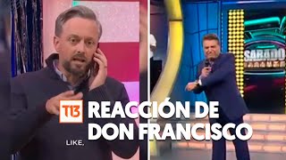 La reacción de Don Francisco tras parodia a Sábado Gigante en Estados Unidos [upl. by Elockin]