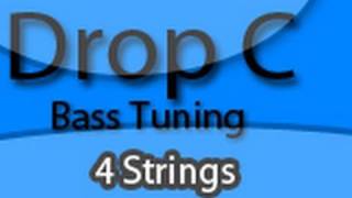 Drop C Bass Tuning Lesson Four String [upl. by Kimmi]