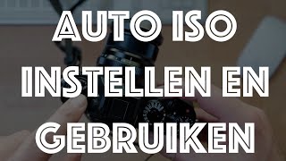 AUTO ISO instelling voor digitale fotografie instellen op camera en gebruik [upl. by Analli]