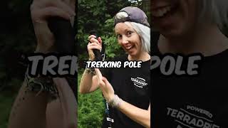 How to PROPERLY Use a Trekking Pole shorts [upl. by Enaht]