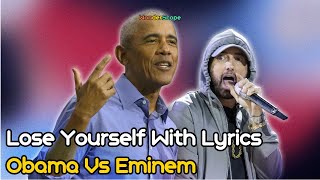 Barack Obama Raps Eminems Lose Yourself At Detroit HarrisWalz Rally [upl. by Phedra]