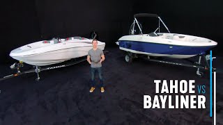 The Complete Comparison TAHOE T16 vs Bayliner Element E16 [upl. by Donia]