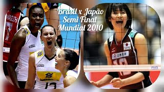 Mundial 2010  Brasil x Japão Semi final 2  Vôlei Feminino [upl. by Gussman]