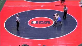 195 lbs Class 3A Match from the IHSA Team Wrestling Championship Finals [upl. by Enilehcim]