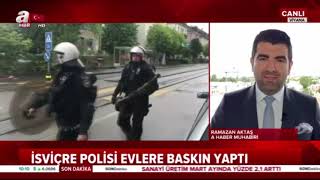 İsviçre polisi seçimlerde yapılan usülsüzlük nedeniyle baskın düzenlendi [upl. by Ymorej]