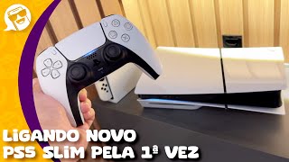 LIGANDO PELA PRIMEIRA VEZ PLAYSTATION 5 SLIM NOVO PS5 LANÇADO PELA SONY [upl. by Spitzer]