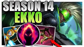 SEASON 14 EKKO SUPPORT GAMEPLAY GUIDE [upl. by Slayton]