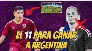 Mi 11 VINOTINTO VS ARGENTINA  CONVOCATORIA ¿SAVARINO POR SOTELDO [upl. by Lilla104]