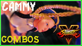 Street Fighter 5 BETA CAMMY COMBOS [upl. by Sulecram407]