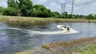 Conchfish 16 MK2 Homebuilt Skiff Testing with 1997 Yamaha 40hp [upl. by Mcgannon]