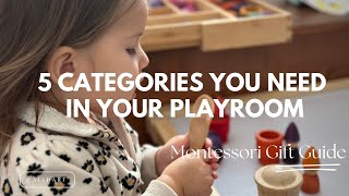 5 categories you need in your PlayroomMontessori Gift Guide [upl. by Hungarian]