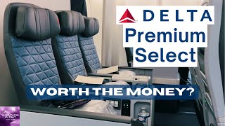 Delta Premium Select Luxury Flight Experience from Amsterdam to Seattle [upl. by Acim]