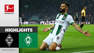 Dominant Home Win  Borussia Mgladbach  SV Werder Bremen  Highlights  MD 9 – Bundesliga 202425 [upl. by Magena]