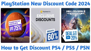 PlayStation Discount Codes 2024  Active PS4 Discount Codes for PS5 amp PSN [upl. by Hillegass]