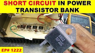 1222 Finding short circuited Power Transistor [upl. by Mieka85]