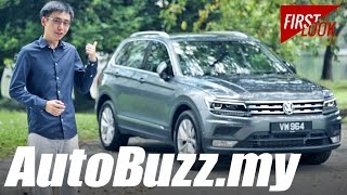 First Look Volkswagen Tiguan 14TSI Highline  AutoBuzzmy [upl. by Irrol]