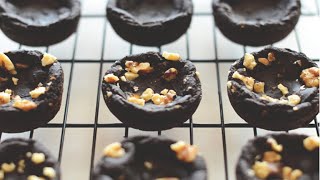 Vegan GlutenFree Black Bean Brownies  Minimalist Baker Recipes [upl. by Hadik]