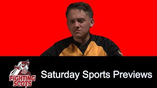 Edinboro Saturday Sports Previews [upl. by Erlin]