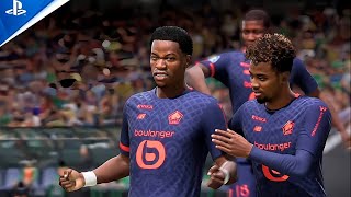 FC 24  SAINTÉTIENNE VS LILLE  LIGUE 1 2425 FULL MATCH  PS4™ [upl. by Pembrook]