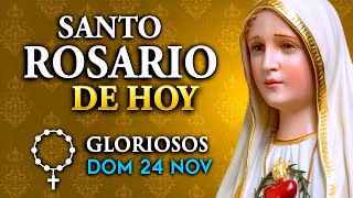 ROSARIO de HOY domingo 24 de noviembre 2024  Misterios Gloriosos [upl. by Pontone]