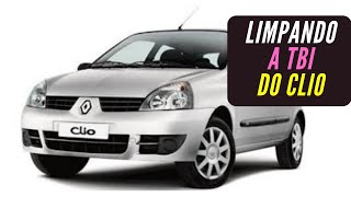 Como Limpar o Corpo de Borboleta Tbi do Motor do Clio 10 16v 2011 [upl. by Obla]