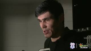 Ersan Ilyasova  Postgame at Celtics 43018 [upl. by Strait]