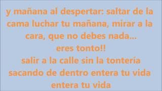 el canto del loco  eres tonto letras [upl. by Eillen]