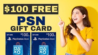 Get a 100 Free PlayStation Gift Card In Just 10 Minutes  PlayStation Gift Card For Free [upl. by Kruter]