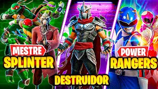 LOUCURAS FORTNITE  MINI PASSE DE BATALHA SECRETO COM DESTRUIDOR E SKIN DO MESTRE SPLINTER MC LAREN [upl. by Siwel336]