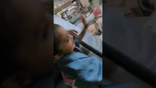 Babys First Ride on an Electric Lift Pure Joy 😊 baby fails funny [upl. by Lily]