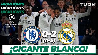 HIGHLIGHTS  Chelsea 0042 Real Madrid  UEFA Champions Leahue 202223 4tos  TUDN [upl. by Nodnek]