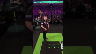 Martin Schindler killing a fly on stage 🎯🦟darts [upl. by Meesan]