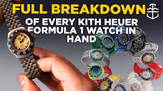 All 10 TAG Heuer Kith Formula 1 models in hand [upl. by Dauf]