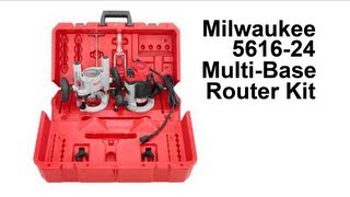 Milwaukee 561624 MultiBase Router Kit [upl. by Addiego]