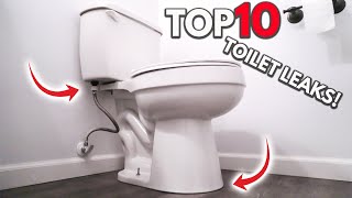 TOP 10 Common Reasons Why Your Toilet Leaks EXPLAINED Tips And Tricks DIY FIX How TO For Beginners [upl. by Seuguh]